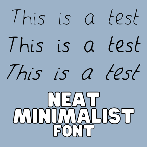 Neat Minimalist Font - Theana Productions