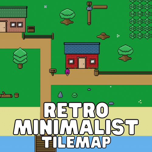 Retro Minimalist Tilemap Preview - Theana Productions